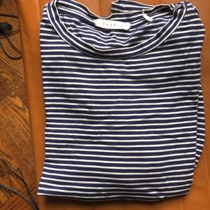 Striped Navy Blue & White Sandro Top